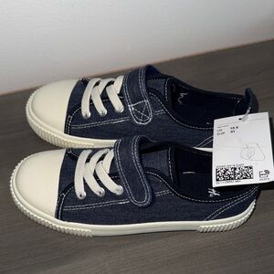 H&m Kids Navy and White Sneakers